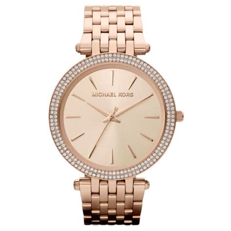 michael kors women's mk3192 darci rose goldtone stainless steel watch|Michael Kors darci.